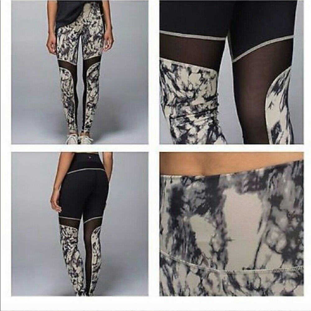 RARE Lululemon Luxtreme Granite marble leggings